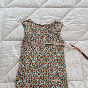 Boden Floral Mini Dress in Green, Yellow, Red